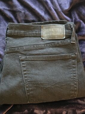 Levi's Signature Men's Slim Black Jeans Tagged 36x30